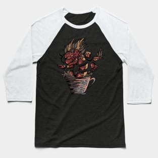 Coffee dragon Baseball T-Shirt